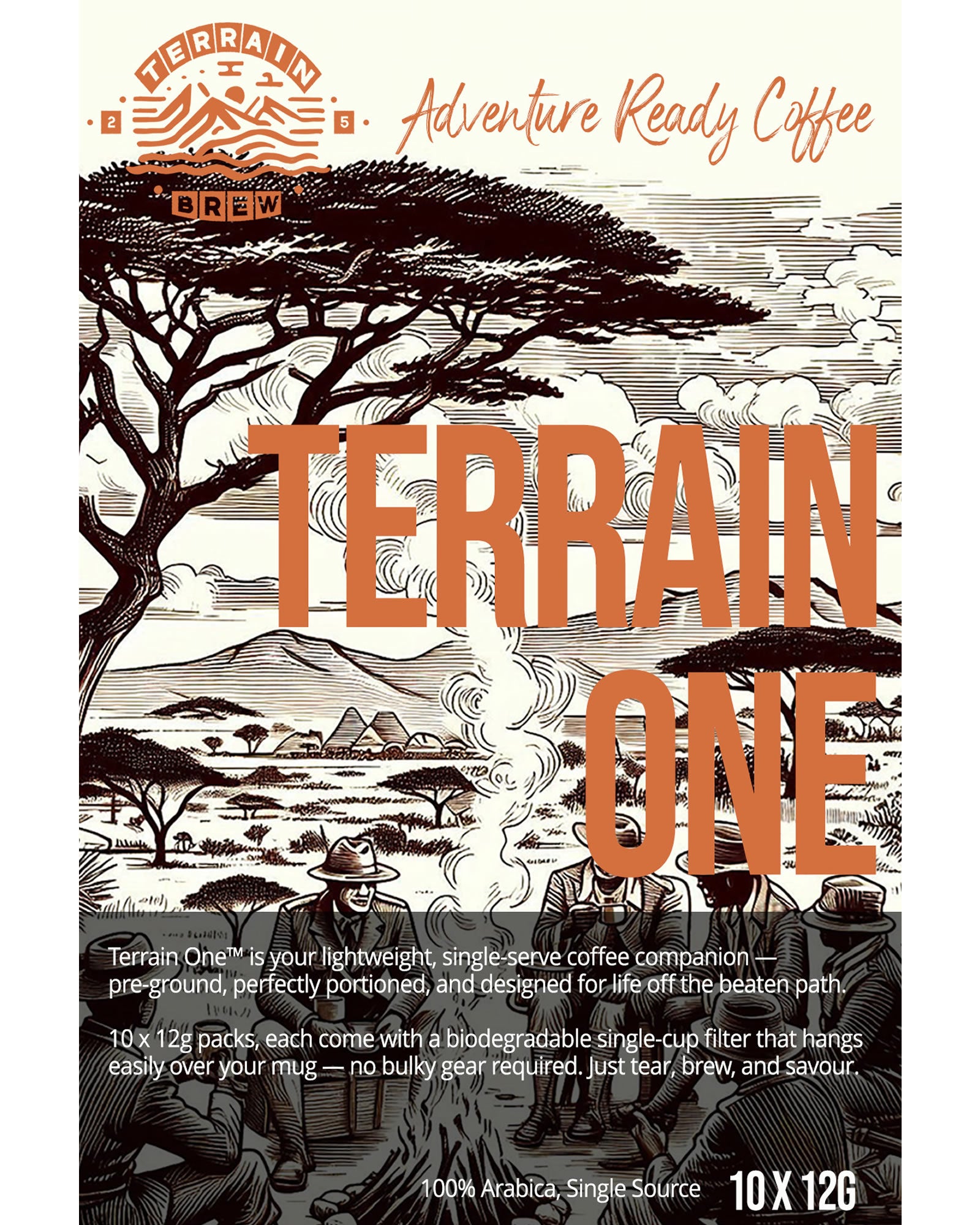 Terrain One Coffee Label