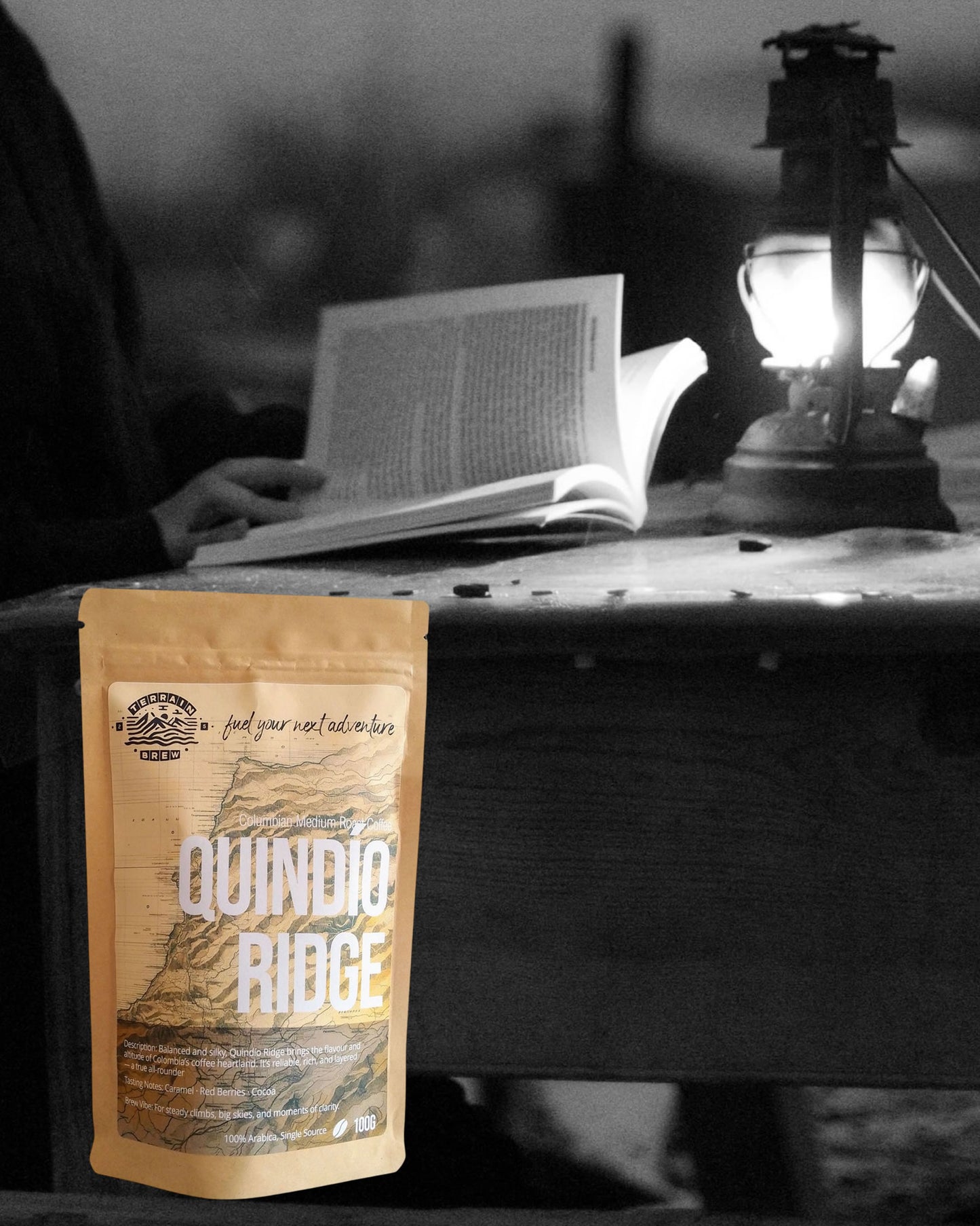 Quindío Ridge – Colombian Medium-Light Roast Juicy. Bright. Effortless.