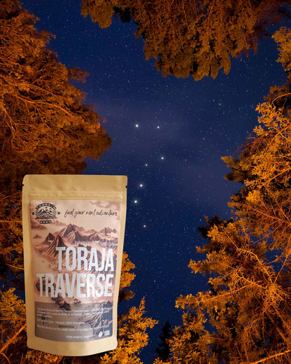 Toraja Traverse – Indonesian Medium Roast Warm. Sweet. Rugged.